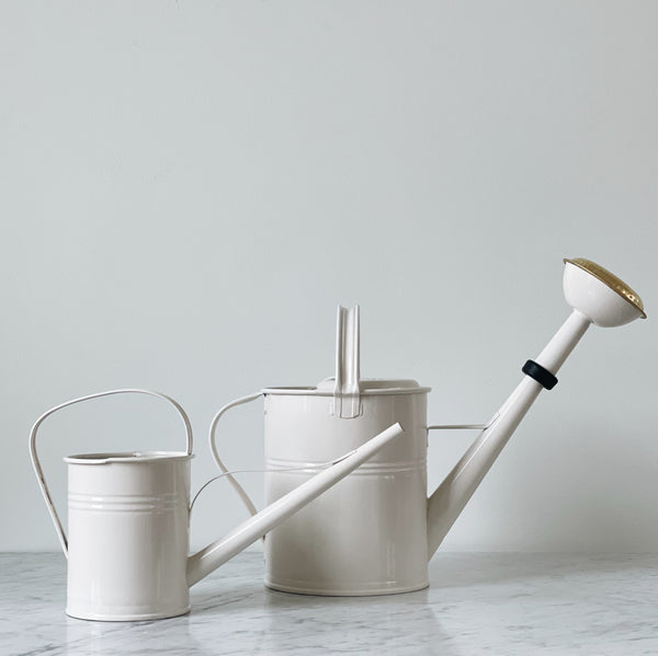 Ivory Metal Watering Cans